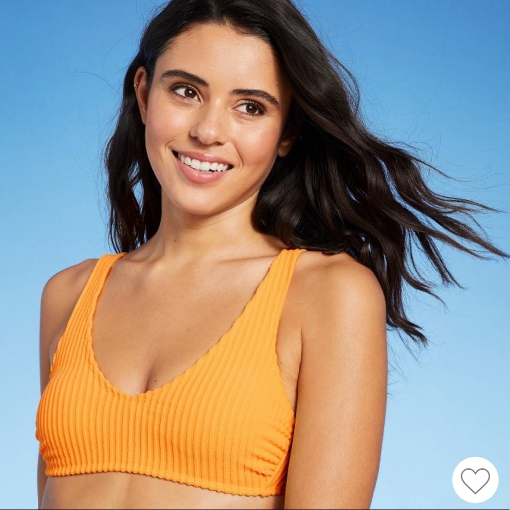 NWT Xhilaration Terry Cloth Bikini Top
